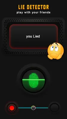 Lie Detector android App screenshot 1